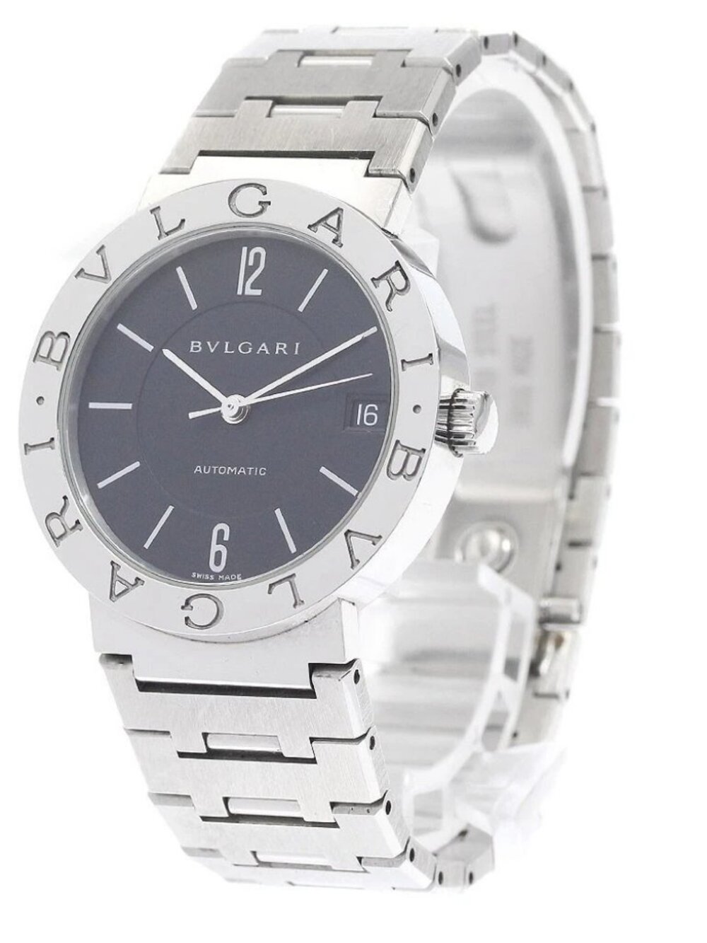 BVLGARI BVLGARIBVLGARI BB33SSD Date Black Dial Automatic Men's Watch_941150
